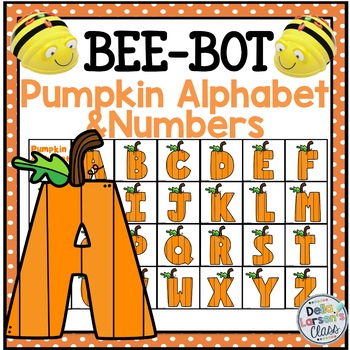 Preview of BeeBot Pumpkin Alphabet and Counting