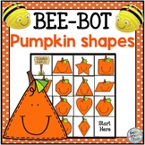 BeeBot Mat Teaching Pumpkin Shapes