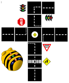 Preview of BeeBot Road Maze Mat