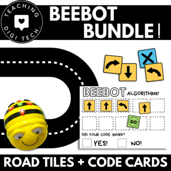 Preview of BeeBot Robot BUNDLE | Unplugged BeeBot activities | Beebot coding | BeeBot Tiles