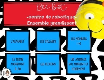 Preview of Beebot - Centre de robotique - ensemble grandissant