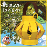 Beehive Lantern - Honey Bee Craft - Paper Lantern