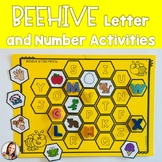 Beehive Letter and Number Activities-Spring