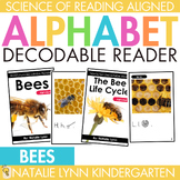 Bees + Bee Life Cycle Alphabet Decodable Readers Science o