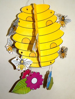 Bee Craft Activity by Ann Dickerson | Teachers Pay Teachers