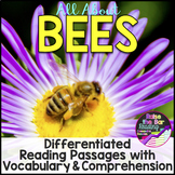 Differentiated Bees Reading Passages with Vocabulary & Com