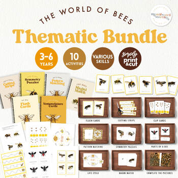 Preview of Bees & Honey Activity Bundle for Preschool | Early Childhood Resources
