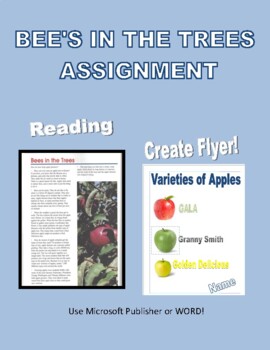 Preview of Bees In the Trees Microsoft Word or Publisher Flyer Assignment