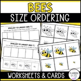 Bees Size Ordering Bugs | Order by Size | Cut and Glue