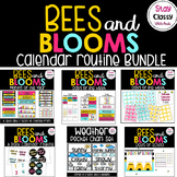 Calendar Routine BUNDLE (Bees and Blooms)