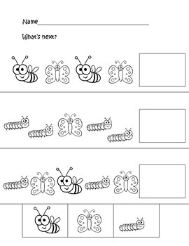 Bees and Butterflies Patterning by Hilda Thomas | TPT