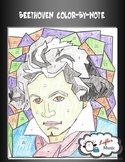 Beethoven Color-By-Note Assessment/Sub Activity