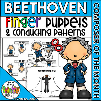 Beethoven Finger Puppets (Composer of the Month) by TrinityMusic