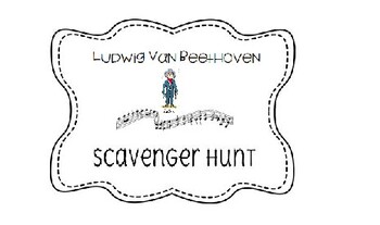 Preview of Beethoven Scavenger Hunt