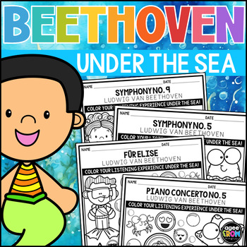 Preview of Beethoven Under the Sea | SEL Classical Music Listening Activities for Summer