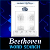 Beethoven Word Search Puzzle
