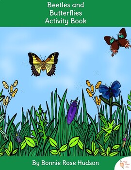 Preview of Beetles and Butterflies Activity Book (Plus Easel Activity)