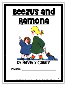 Preview of Beezus and Ramona, by Beverly Cleary: A PDF/Digital Novel Study