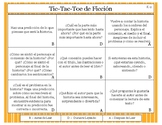Before During After Fiction Reading Comprehension Tic-Tac-Toe