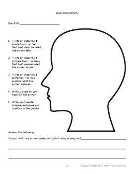 Before, During And After Reading For Grades 7 & 8: Persuasive Text Lesson 1