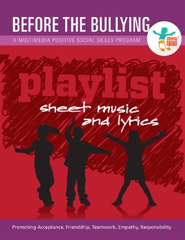 Preview of Before The Bullying Sheet Music Book and 26 Songs