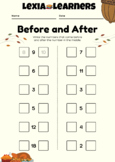 Before and After Math Activity