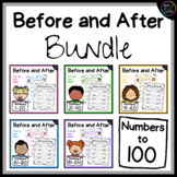 Before and After Numbers to 100 (Color and B&W) | Bundle