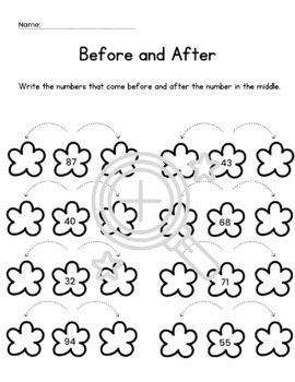 Preview of Before and After ~ Popcorn Edition~ 1-10, Teens, Numbers to 100, & Customizable