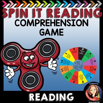 Preview of Reading Comprehension Spin It Game