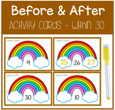 Before and After Within 30 - Activity Flashcards- Math Cen