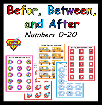 Preview of Before between and after - sheets CVC