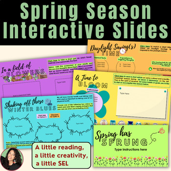 Preview of Before or After Spring Break Activities with SEL | Google Slides
