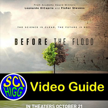 Preview of Before the Flood - National Geographic Video Movie Guide Worksheet DiCaprio