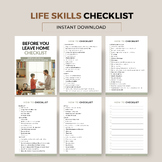 Before you leave home checklist - Life Skills