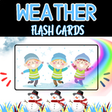 Weather Flashcards - 13 printable posters for Kids