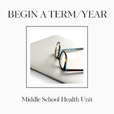 Begin a Term Health Unit for Middle School Health: Across 