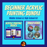 Beginner Acrylic Disco Ball Painting Bundle - Color Theory