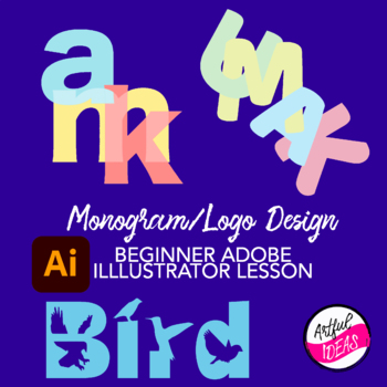 Preview of Beginner Adobe Illustrator Lesson: Logo and Monogram Design