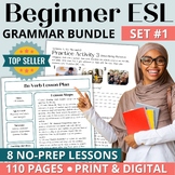 Beginner Adult ESL English Grammar Worksheets & Activities