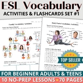 Beginner ESL Vocabulary Activities and Worksheets Adults a
