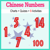 Beginner Chinese: Numbers - ☆no prep☆ printables, quizes, 