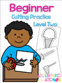 Beginner Cutting Practice Worksheets - Level 2