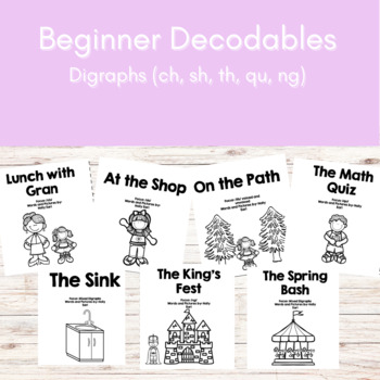 Preview of Beginner Decodables: Digraphs