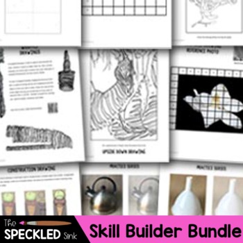 Preview of Beginner Drawing Exercises. Independent Art Skill Builders with Videos