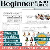 Beginner Adult ESL Curriculum - Grammar, Reading, Vocabula