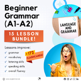 Beginner ESL Grammar Lesson Bundle for Adults and Teens (1