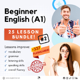 Beginner ESL Lesson Bundle for Adults & Teens (25 lessons) (A1)