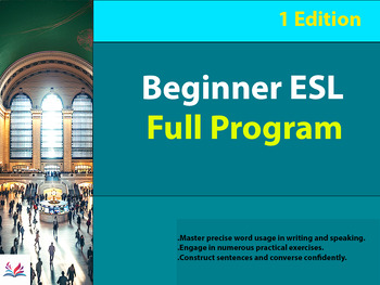 Preview of Beginner ESL Textbook 300 Pages
