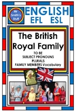 English - EFL / ESL - TO BE, Subject Pronouns and Regular VERBS