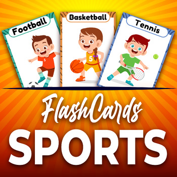 Sports flashcards printable-Sports Vocabulary Flashcards